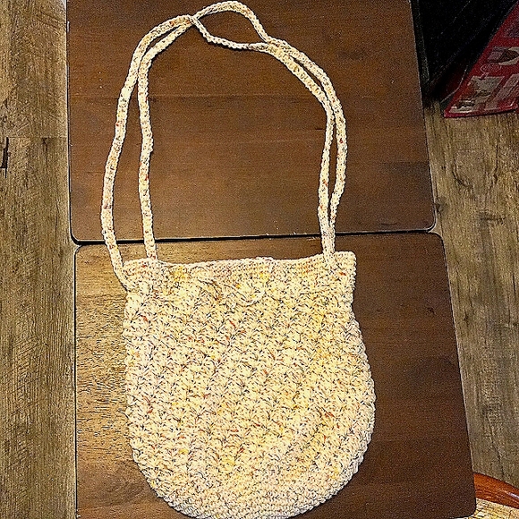 Hand Crafted Handbags - Boho hippi crocheted bag purse